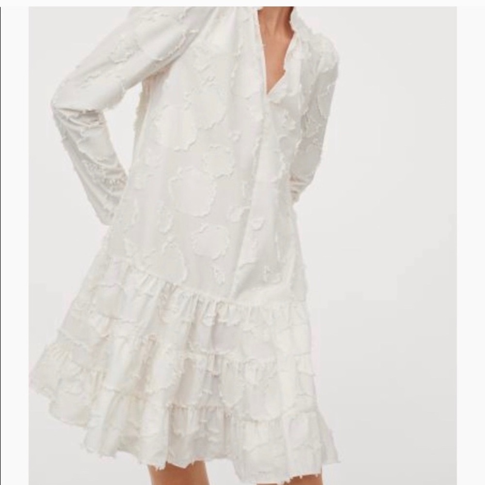 H&M jacquard-weave dress
